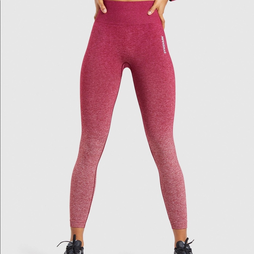 Gymshark Adapt Red Ombre Leggings L